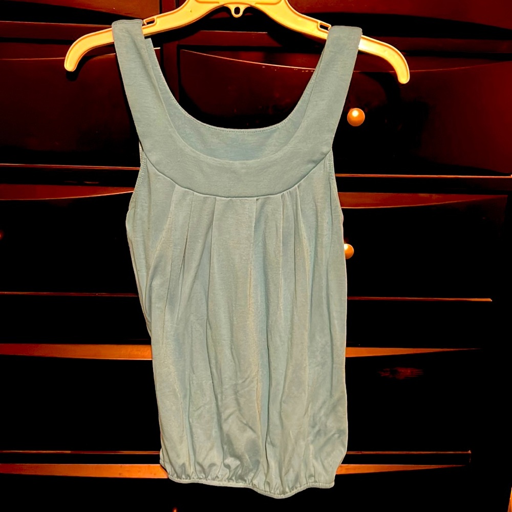 Blue tank top